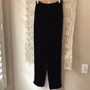 Adrieanne Vittadini purple velvet trousers in sz 2